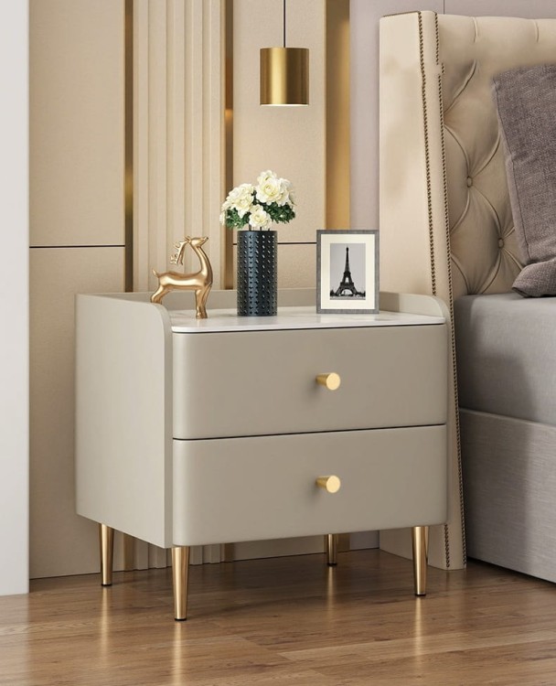 Möbelknopf Nitre – Griff in gebürstetem Gold für Schränke und Schubladen im minimalistischen, modernen und skandinavischen Stil. Erhältlich in 15, 20 und 25 mm – egriffe.at