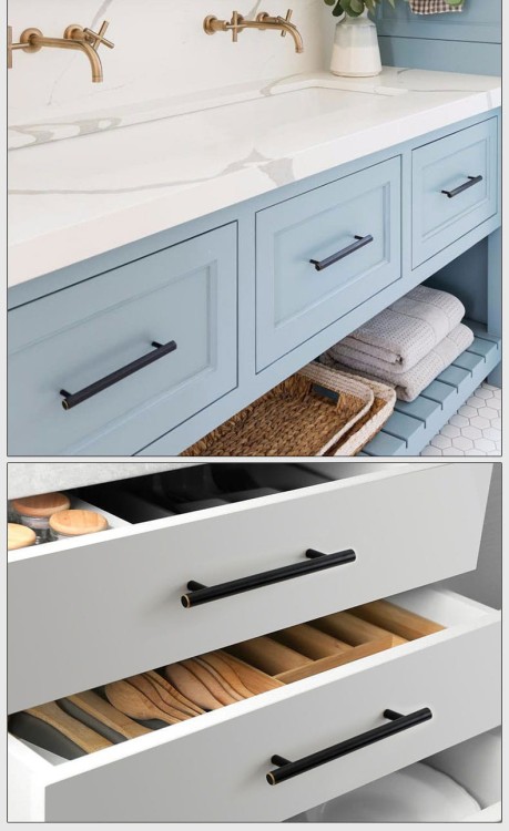 Möbelgriff Poza – T-Bar-Griff in Schwarz oder Gold, im industriellen und modernen Stil. Ideal für Küchenmöbel, Schubladen und Kommoden, erhältlich als T-Bar sowie in 96, 128 und 160 mm – egriffe.at