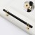 Uchwyt meblowy Pina – elegancki T-Bar z dekoracyjnymi wspornikami w zestawieniu czerni ze złotem lub chromem, dostępny jako gałka i w rozmiarach 96 / 128 / 160 mm, idealny do szaf, komód i drzwi przesuwnych – sklep euchwyty.pl
