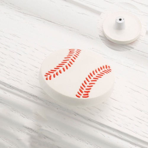 Uchwyt do mebli dziecięcych Baseball – gałka w kształcie piłki do baseballa do szafek i komód w pokoju dziecka, sklep euchwyty.pl