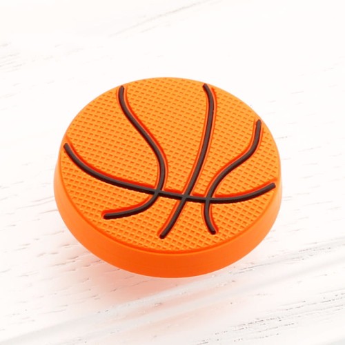Uchwyt do mebli dziecięcych Basketball – pomarańczowa gałka w kształcie piłki do koszykówki do szafek i komód w pokoju dziecka, sklep euchwyty.pl