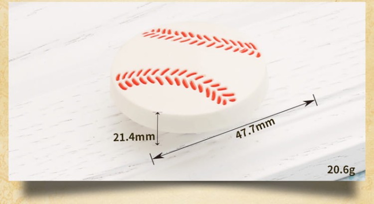 Uchwyt do mebli dziecięcych Baseball – gałka w kształcie piłki do baseballa do szafek i komód w pokoju dziecka, sklep euchwyty.pl