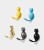 Niedlicher Wandhaken Gatito in Katzenform – ideal für Kinderzimmer und moderne Interieurs. Für Kleidung, Handtücher oder Schlüssel. Farben: Gold, Perlschwarz, Perlgrau, Gelb und Blau.
