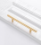 Möbelgriff Alma – schlichter zylindrischer T-Bar-Griff in Gold, Champagnergold oder Schwarz, passend für moderne und klassische Interieurs. Viele Größen für Kommoden, Schränke, Garderoben und Badmöbel.