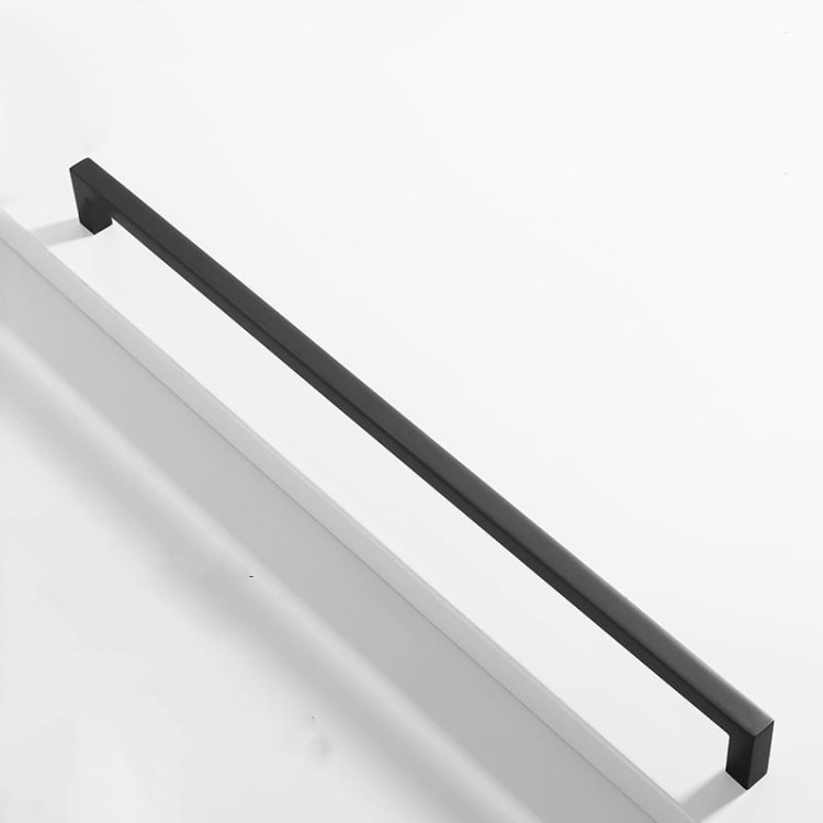 Möbelgriff Tinaja – moderner minimalistischer Griff als Knopf oder Leiste in 128 und 320 mm. Sieben trendige Farben von Weiß und Schwarz bis Gold und Grau. Ideal für Küche, Bad, Schränke und Kommoden.