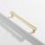 Möbelgriff Vegas – eleganter T-Bar-Griff 128 mm in gebürstetem Gold, Perlgrau und gebürstetem Aluminium. Ideal für moderne Küchen, Bäder, Schränke, Schubladen und Kommoden.